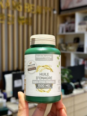 Viên tinh dầu hoa anh thảo Nat & Form Huile D Onagre Pháp