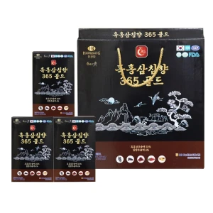Nước Hắc Hồng Sâm HankwanjanG Premium 6-Year-Old Black Red Ginseng Gold (30 Gói x 70ml)