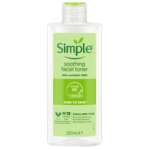 Nước Hoa Hồng Simple Soothing Cho Da Nhạy Cảm 200ml
