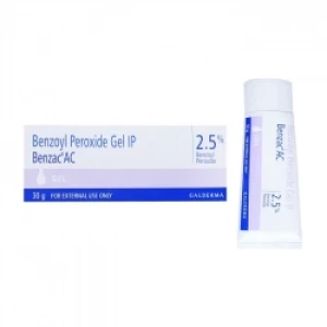 Benzoyl Peroxide Gel IP 2.5% Benzac AC Gel 30g - Gel trị mụn