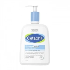 Cetaphil Hydrating Foaming Cream Cleanser 473ml