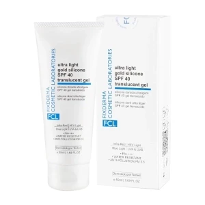 FLC Ultra Light Gold Silicone SPF 40 Translucent Gel 50ml - Kem chống nắng