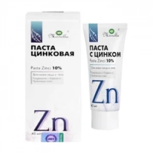 Làm dịu da, ngừa viêm da Paste With Zinc Mirrolla Tuýp 40ml