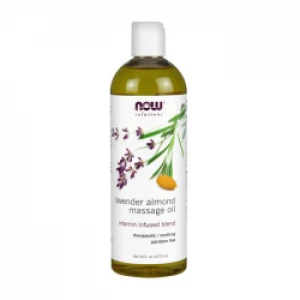 Lavender Almond Massage Oil Now 473ml - Tinh dầu Massage hương oải hương