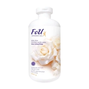 Sữa Tắm Hương Nước Hoa Fou Hoa Hồng Pháp Fobelife 500g