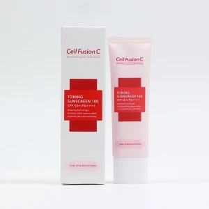 (HĐ) Kem chống nắng nâng tone Cell Fusion C hồng 50ml (100ea)