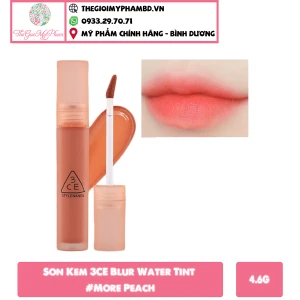 3CE - Son 3CE Blur Water Tint More Peach