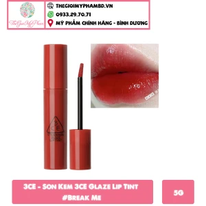 3CE - Son Kem 3CE Glaze Lip Tint Break Me