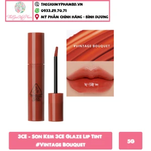 3CE - Son Kem 3CE Glaze Lip Tint Vintage Bouquet