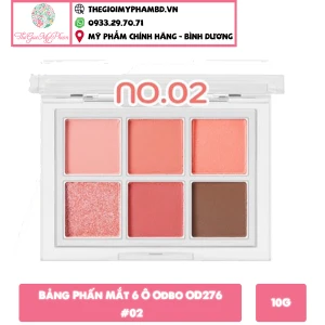 Bảng Phấn Mắt 6 Ô Odbo OD276 02