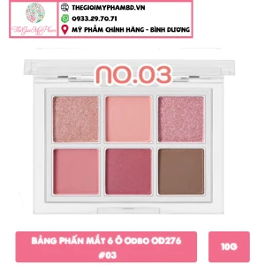Bảng Phấn Mắt 6 Ô Odbo OD276 03