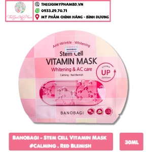 Banobagi - Stem Cell Vitamin Mask Calming . Red Blemish
