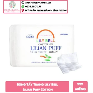 Bông Tẩy Trang Lily Bell 222 miếng