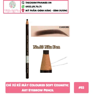 Chì Xé Kẻ Mày Coloured Soft Cosmetic Art Eyebrow Pencil Brown
