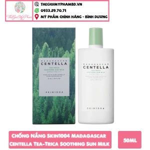Chống Nắng Skin1004 Madagascar Centella Tea-Trica Soothing Sun Milk SPF50 PA 50m
