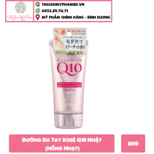 Dưỡng Da Tay Kosé Q10 Nhật 80g (Hồng Nhạt)