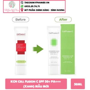 KCN Cell Fusion C SPF 50 PA 50ml (Xanh) Mẫu Mới