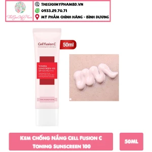 KCN Cell Fusion C Toning Sunscreen SPF50 PA 50ml (Hồng)