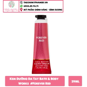 Kem Dưỡng Da Tay Bath & Body Works 29ml Forever Red