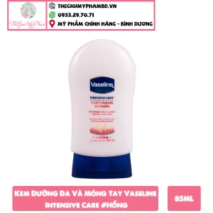 Kem Dưỡng Da Và Móng Tay Vaseline Intensive Care 85ml Hồng