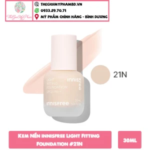 Kem Nền innisfree Light Fitting Foundation 30ml 21N
