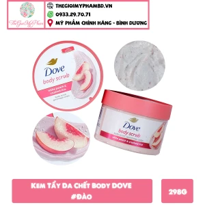 Kem Tẩy Da Chết Body DOVE 298g Đào
