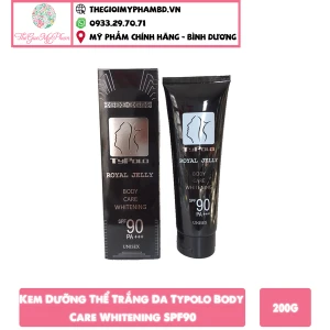 Kem Typolo Body Care Whitening SPF90 200g (Mẫu Mới Tuýp)