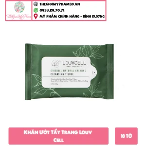Khăn Ướt Tẩy Trang Louv Cell Original Natural Calming 10 Tờ