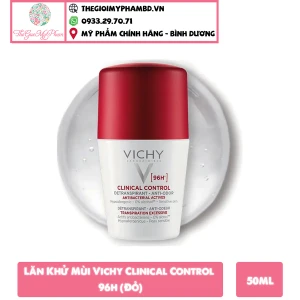 Lăn Khử Mùi Vichy Clinical Control 96h 50ml (Đỏ)