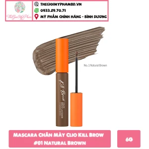 Mascara Chân Mày Clio Kill Brow Color Brow Lacquer 01 Natural Brown