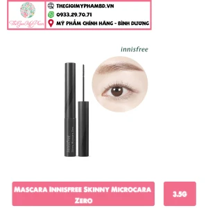 Mascara Innisfree Skinny Microcara Zero (Mẫu Mới vỏ trắng)