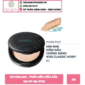 Maybelline - Phấn nền kiềm dầu 12h Fit Me 120