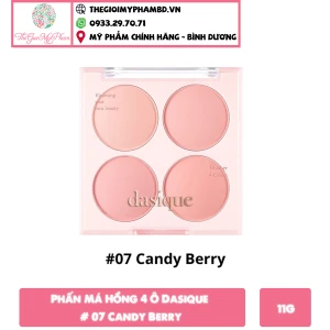 Phấn Má Hồng 4 Ô Dasique 07 Candy Berry