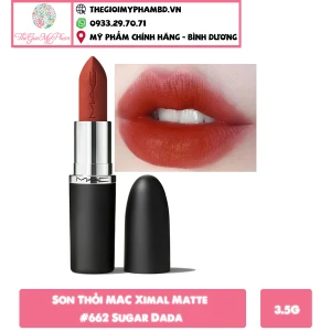 Son Thỏi MAC Ximal Matte 662 Sugar Dada (Ko Tđ)