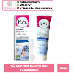 Tẩy Lông VEET Sensitive Skin 100ml Xanh Dương
