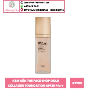 TheFaceShop - Nền Gold Collagen 40ml 201 Mẫu mới