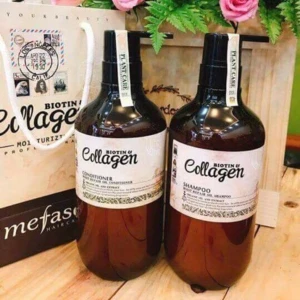 Bộ Dầu Gội Xả Collagen Argan Mefaso Ý