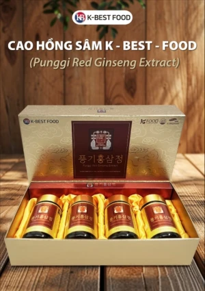 Cao Hồng Sâm Cô Đặc K-Best Food Hàn Quốc (Hộp 2 lọ/4 lọ)