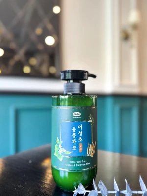 Dầu Xả Đông Trùng Hạ Thảo Diếp Cá Nature Beauty Heartleaf & Cordyceps Rinse (500ml)
