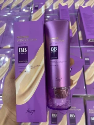 Kem Nền Đa Năng BB Cream Power Perfection SPF37 PA V201 40g - The Face Shop Hàn Quốc (Tím)