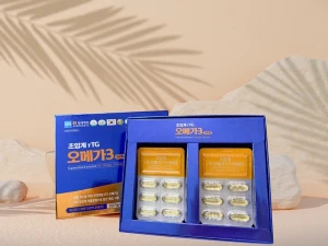 Viên Omega-3 Hanmi Hàn Quốc - Hỗ Trợ Tuần Hoàn Máu & Sức Khỏe (60 viên)