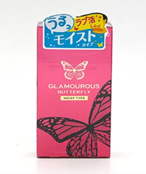 Bao cao su Jex Glamourous Butterfly Moist - Hộp 6 chiếc