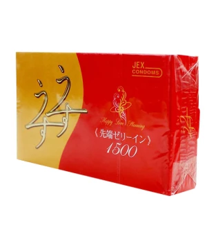 Bao cao su Jex UsuUsu Jelia Coat R1500 - Hộp 12 chiếc