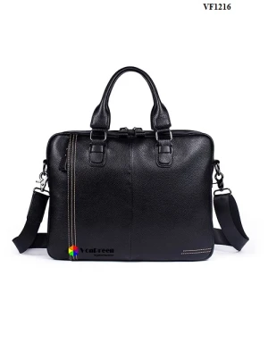 Cặp xách công sở cho Nam VF1216, thiết kế từ da bò nguyên miếng đẳng cấp, phong cách lịch lãm