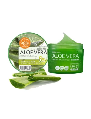 Dưỡng thể Aloevera Moisture Soothing Gel - 300g, giúp dưỡng ẩm, làm mát da, mang lại làn da mềm mịn