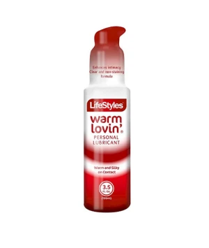 Gel bôi trơn Warm Lovin - 100ml, gốc nước, cao cấp, giúp tăng độ ẩm âm đạo