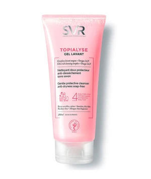 Gel rửa mặt SVR Topialyse Gel Lavant - 200ml làm sạch, dưỡng ẩm mềm mịn cho da khô và da nhạy cảm