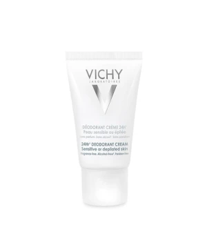 Kem khử mùi Vichy 24h Cream Déodorant - 40ml khử mùi cơ thể và dưới cánh tay, dưỡng da mềm mịn suốt cả ngày