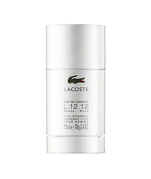 Lăn khử mùi nam Lacoste Eau De Lacoste L.12.12 Blanc Deodorant Stick - 70g, hương gỗ mạnh mẽ, khử mùi cơ thể và ngăn ngừa mồ hôi