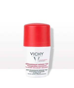 Lăn khử mùi Vichy Déodorant Detranspirant Intensif - 50ml giúp khô thoáng vùng da dưới cánh tay suốt 72h